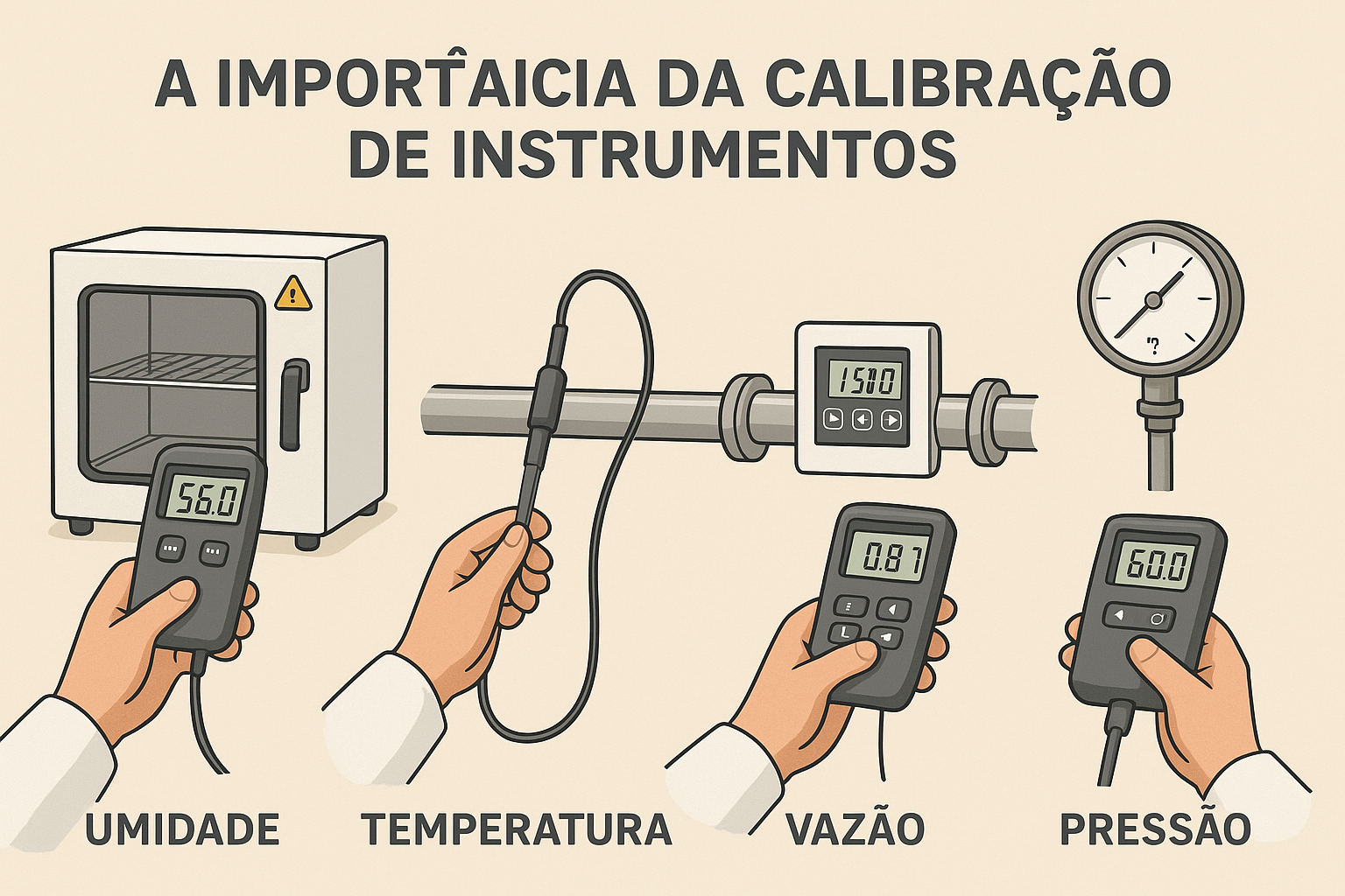 Calibração de equipamentos de precisão
